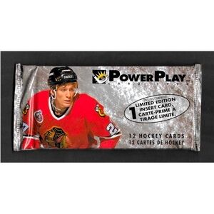 1993/94 Fleer Power Play Premier Edition Tall Boys Hockey Card Pack